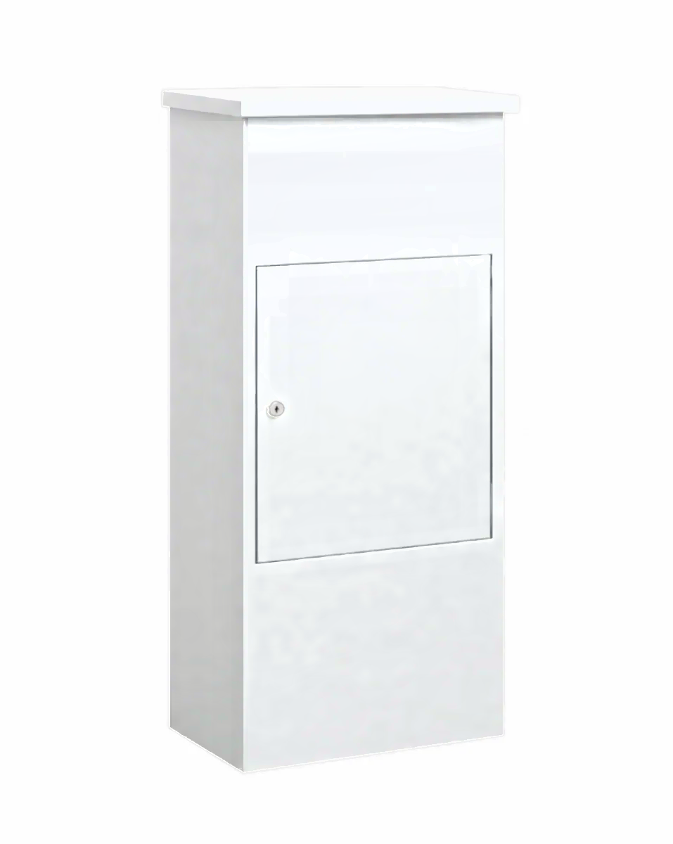 Boîte à colis XXL blanche – photo 1 – sur fond blanc [Blanc]