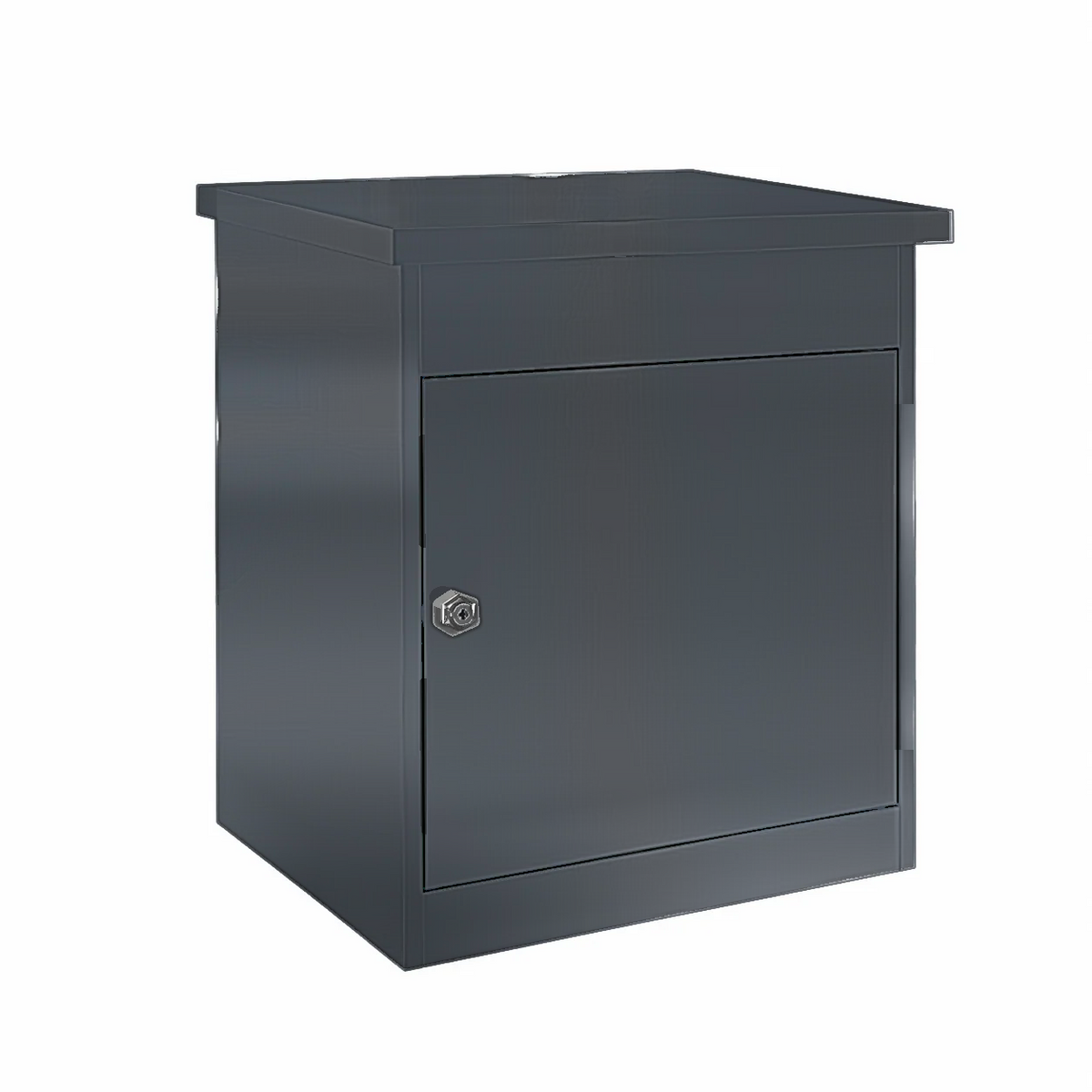 Boîte à colis compacte anthracite – photo 1 – sur fond blanc [Anthracite]