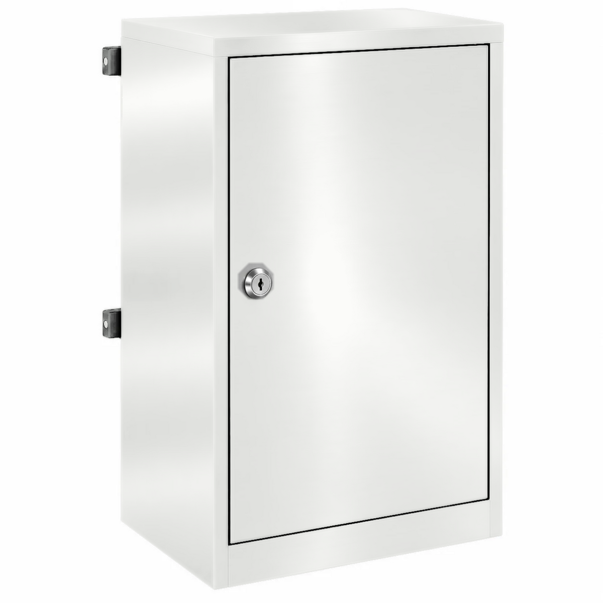 Boîte aux lettres blanche – photo 1 – sur fond blanc [Blanc]
