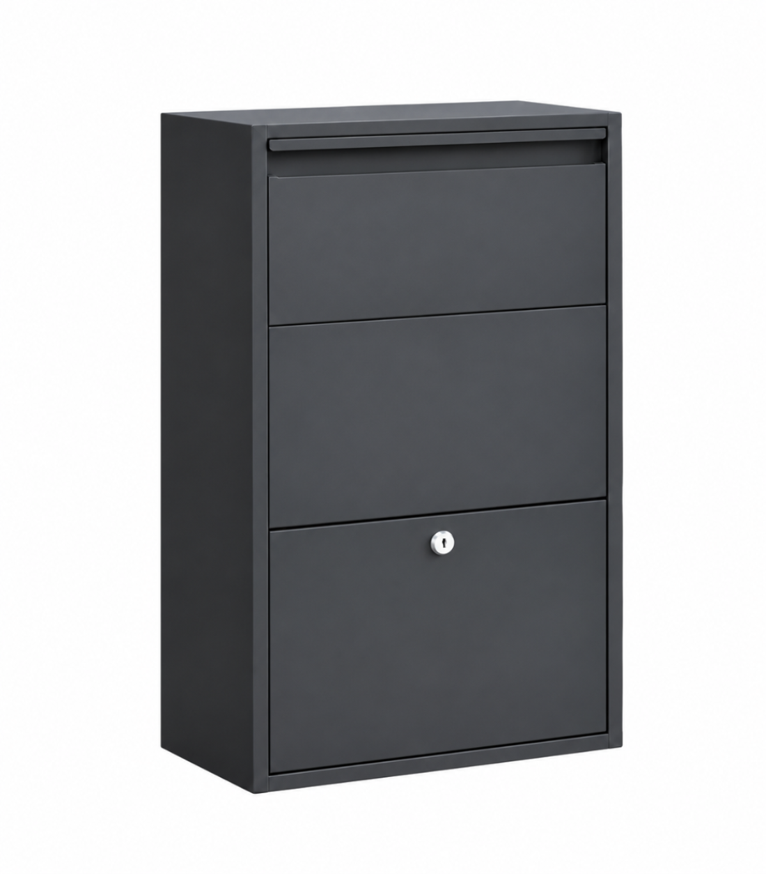 Boîte à colis Format Étroit anthracite – photo 1 – sur fond blanc [Anthracite]